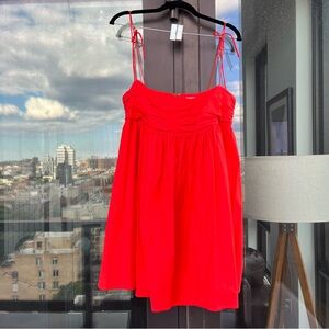 Reformation Catarina Red Mini Dress